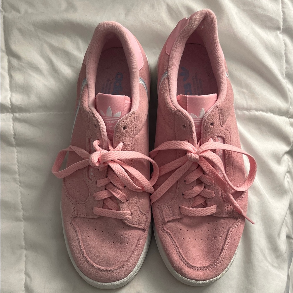 Adidas Soft Pink Lace-Up Sneakers